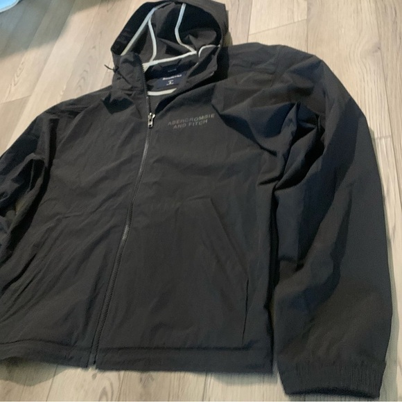 Men's Abercrombie & Fitch Reflective Rain Jacket Size Medium - Picture 3 of 9